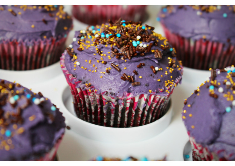 Cupcakes de chocolate y baileys